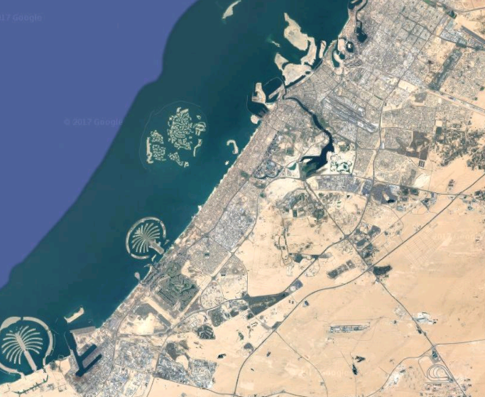 UAE Regional Satelite Photo